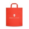 Bolsa Compra con Asas Cortas con logo Color Rojo