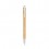 Bolígrafo ecológico de bambú con clip barato