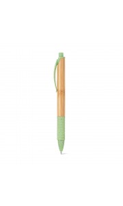 Bolígrafo de bambú con antideslizante de fibra de trigo