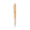 Bolígrafo de bambú con antideslizante ecológico merchandising Color Natural claro