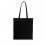 Bolsas de algodón de colores 140 gr/m² personalizada Color Negro