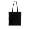 Bolsas de algodón de colores 140 gr/m² personalizada Color Negro