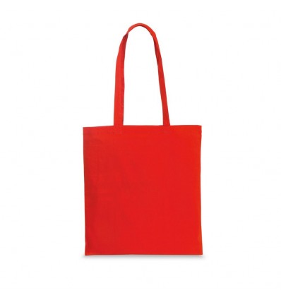 Bolsas de algodón de colores 140 gr/m² barata Color Rojo