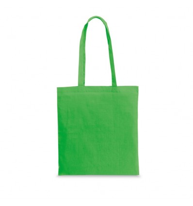 Bolsas de algodón de colores 140 gr/m² para empresas Color Verde claro
