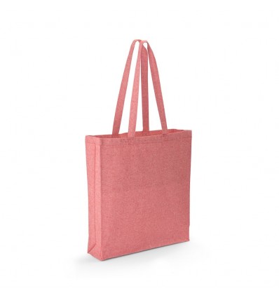 Bolsa de algodón reciclado con asas personalizada Color Rojo