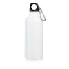 Botella de aluminio ideal para sublimación 400 ml personalizada Color Blanco