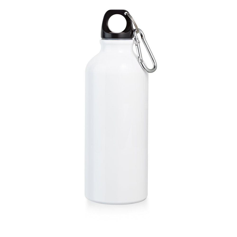 Botella de aluminio blanco para sublimar 400 ml promocional