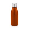 Botella de aluminio con tapa de acero inoxidable 500 ml económica Color Naranja