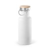 Botella de acero inoxidable con tapa 540 ml barata Color Blanco