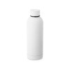 Botella de acero inoxidable con acabado de goma 550 ml barata Color Blanco