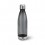 Botella con base y tapa de acero inoxidable 700 ml personalizada Color Negro