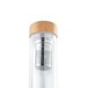 Botella de cristal con infusores inoxidables 490 ml barata