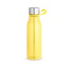 Botella de plástico RPET con asa de silicona 590 ml promocional Color Amarillo