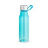 Botella de plástico RPET con asa de silicona 590 ml económica Color Azul claro