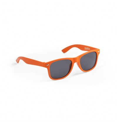 Gafas de sol RPET con estuche de papel para publicidad Color Naranja