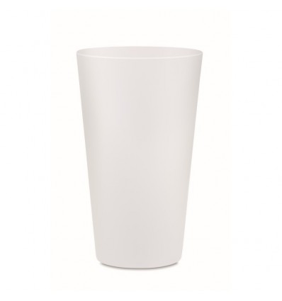 Vaso para fiestas reutilizable de 300 ml personalizado Color Blanco Transparente