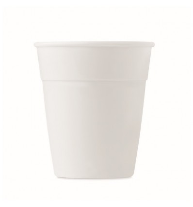 Vaso de plástico de 350 ml personalizado Color Blanco