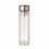 Botella de vidrio con termómetro táctil 390 ml personalizada Color Transparente