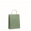 Bolsa de papel de color de 18x8x21 cm para publicidad Color Verde