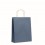 Bolsa de papel de color de 25x11x32 cm barata Color Azul
