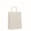 Bolsa de papel de color de 25x11x32 cm merchandising Color Blanco