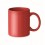 Taza de cerámica mug de color 300 ml promocional Color Rojo
