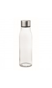 Botella de vidrio con tapón de acero inoxidable - 500 ml