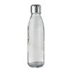 Botella de cristal con tapón de acero inoxidable 650 ml para eventos Color Gris Transparente