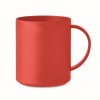 Taza de plástico reutilizable 300 ml promocional Color Rojo