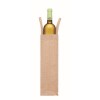 Bolsa de yute y canvas para botella de vino merchandising