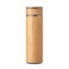 Termo de bambú y acero inoxidable con infusor 400 ml merchandising