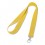 Lanyard Sencillo de Poliéster Personalizado con Logo de Empresa Color Amarillo