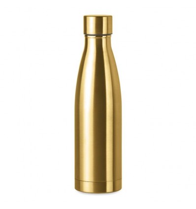 Botella termo inoxidable y interior de cobre de 500 ml para publicidad Color Dorado Mate