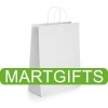 Bolsa de Papel Kraft Blanco de 24x9x31 cm - Compra en MartGifts