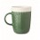 Taza de cerámica con estampado de punto 310 ml merchandising Color Verde