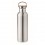 Botella termo en acero inoxidable visto con asa - 750 ml personalizada Color Plata Mate