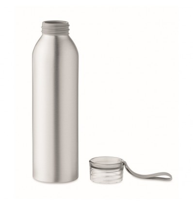 Botella de aluminio con asa de silicona 600 ml publicitaria