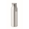 Botella de aluminio con asa de silicona 600 ml merchandising Color Plata Mate