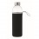 Botella de cristal con funda de neopreno con asa 750 ml personalizada Color Negro