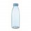 Botella RPET con tapa de Plástico 550 ml para personalizar Color Azul Claro Transparente
