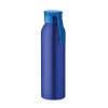 Botella de aluminio con asa de silicona 600 ml promocional Color Azul Royal