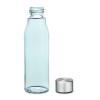 Botella de vidrio con tapón de acero inoxidable 500 ml publicitaria