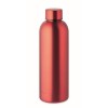 Botella antifugas de acero inox reciclado de 500 ml promocional Color Rojo