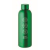 Botella antifugas de acero inox reciclado de 500 ml para publicidad Color Verde