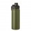 Botella de 500ml en acero Inox. con tapón y asa barata Color Verde Oscuro