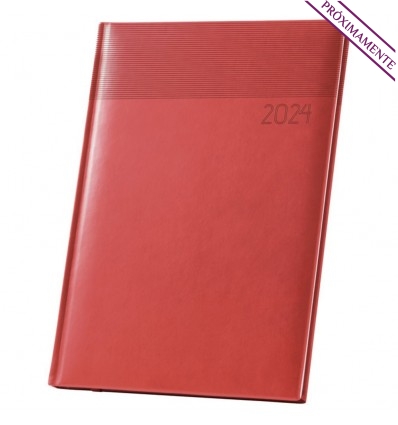 Agenda personalizada 2024 Carroll Semana B5 barata Color Rojo
