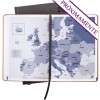 Agenda promocional 2024 Lorca Semana B5 con mapas del mundo
