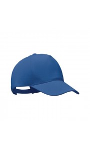 Gorra de béisbol de algodón orgánico 5 paneles