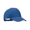 Gorra de béisbol de algodón orgánico 5 paneles personalizada Color Azul
