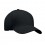 Gorra de sarga de algodón con hebilla metálica personalizada Color Negro